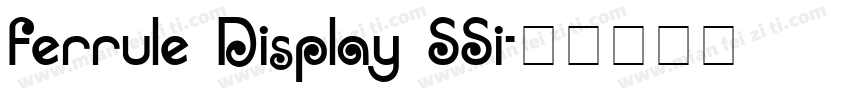 Ferrule Display SSi字体转换